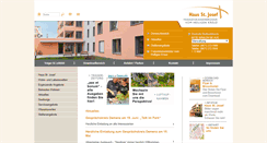 Desktop Screenshot of haus-stjosef.de